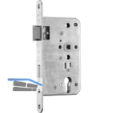 BMH Fluchtt�rschloss 1013, 1-flg. Funktion D/EN 179, DM 65/24 rechts, Edelstahl