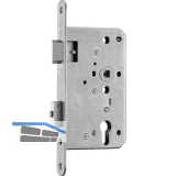 BMH Fluchtt�rschloss 1113 PZ, Funktion D/EN 179, Dornma� 100, Edelstahl rechts