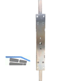 Stangenverschluss mit Anschwei�enden 13 x 8 mm, Hub 25,5 mm, Stahl verzinkt