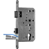 BMH Fluchtt�rschloss 1113 PZ, Funktion D/EN 179, Dornma� 65, Edelstahl links