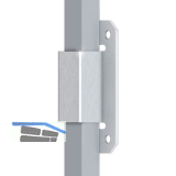 Stangenschlaufe zu Falttortreibriegel, Stange 13 X 8 mm, verzinkt