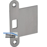 BKS Schlie�blech f.Schaltschloss 1895/1595 flach m.Lappen 100 x 62,5mm,Edelstahl