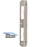 BKS Winkelschlie�blech f. Hauptschl�sser, universal, Lappen 170x20 mm, Edelstahl