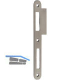 BKS Lappenschlie�blech B9000 f�r Hauptschl�sser, links, 41 x 180 mm, Edelstahl