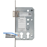 BMH Einstemmschloss 1015 PZW/2 PZ , rechts, DM 32/65, Edelstahl Stulp 24