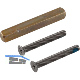 FSB Vollstift gekerbt, 7 x 60 mm, Stahl verzinkt