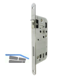 WG Einstemmschloss 300 RK, Keilbart, links, DM 50, Stahl verzinkt silberf�rbig