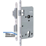 DORMAKABA Magnetfallenschloss Cludo PZ mit 2-fach verstellbarem Schlie�blech