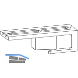 GU HS D�mpfer f�r F�hrungsschiene oben P1850 silber