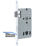 DORMAKABA Einstemmschloss ergo WC, DM 55, Stahl verzinkt silberf�rbig