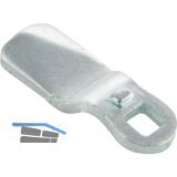 Sperrnase pos. gekr�pft f�r Blechmontagezylinder, 45 x 19mm,Ma� H 22mm,verzinkt