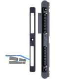 Schlie�blech verstellbar SB/VAR.ST zum Einfr�sen, rechts, Zamak schwarz matt