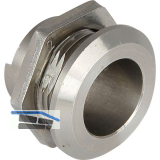 Blechmontagezylinder Geh�use ohne Einsatz, 28 x 22 mm, Edelstahl