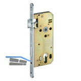 WG Einstemmschloss 421 R, PZW, DM 50, Stahl verzinkt silberf�rbig Nuss 9 mm