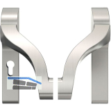 ECO Stangengriff EPN 900 IV PZ 92, 30� Drehwinkel, Edelstahl