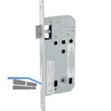 WG Einstemmschloss 440 RG Fl�sterfalle, WC, DM 60, VK 8,5 mm, Edelstahl