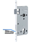 DORMAKABA Einstemmschloss ergo PZ, DM 50 mm,VK8, Stahl verzinkt silberf�rbig