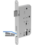 ECO Fluchtt�rhauptschloss GBS 191, 1-flg. Funktion E, links, DM65, Edelstahl