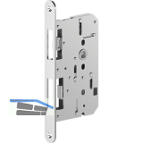 ECO T�rtreibriegel GBS 94, links, DM 65, Flachstulp 24 mm, Edelstahl