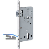 Fluchtt�rschloss 127/PA.E, 1-flg. Funktion E/ EN 179, Fl�sterfalle, DM 70/250