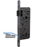 HALC� Einstemmschloss BB, DM 50, Stahl schwarz passiviert beschichtet