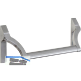 BKS Stangengriff 74000 EN 1125, Standfl�gel UG, ohne Griffrohr, Edelstahl