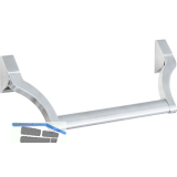 BKS Stangengriff 74010 RR Gang/Standfl�gel EN1125 ohne Griffrohr silber eloxiert