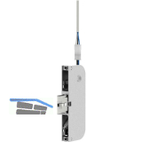 Zusatzverriegelung mit Abfrage f.Secury MFV, rechts, 148,2 x 43,4 mm