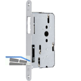 BKS Fluchtt�rtreibriegel 2189, links, DM 65, Lappenstulp 235 x 34 mm, Edelstahl