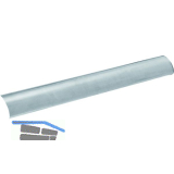 BKS Griffrohr 7100 f�r Stangengriff, 1500 mm, silber eloxiert