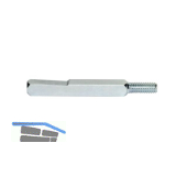 BKS Wechselstift 78410, 60 mm, VK 9 mm, Gewinde M 8, Stahl verzinkt