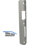 Winkelschlie�blech zu KFV AS f. Falle u. Riegel, Falz 4 mm, rechts, verz. silber