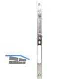 KFV Schlie�blech Falle/Riegel verstell. Stulp 16mm, links,verzinkt silberf�rbig