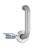 ECO Dr�ckergarnitur D 110/R Standfl�gel, TS 40-66 mm, silber eloxiert