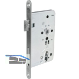 BKS Einstemmschloss 1206, links, DM 65, Edelstahl