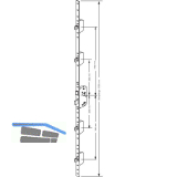 GU MFV-Schloss Secury MR4 DIN, DM 65,Stulp 1750 x 20 x 2,5mm,eckig,silberf�rbig