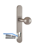 ECO Fluchtt�r-Halbgarnitur EPN 900 RR, Knopf, Langschild K160, EN 1125,Edelstahl