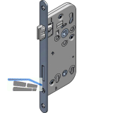 WG Magnetfallenschloss 340 RNM WC ohne Schlie�blech, DM 50, VK 8,5 mm