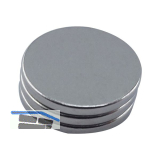 Magnet f�r Reedkontakt KFV Genius, flach zum Aufkleben auf Stulpfl�gelgetriebe