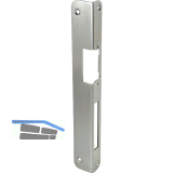 Winkelschlie�blech f. GU Secury f. E-T�r�ffner/AT-St�ck, rechts, verzinkt silber