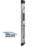 Schlie�blech GU-Secury z. Aufschrauben verstell. rechts,Falz 4mm,verzinkt silber