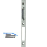 Schlie�blech GU-Secury z. Einfr�sen verstell. rechts, Falz 4 mm, verzinkt silber