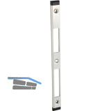 Schlie�blech GU-Secury z. Aufschrauben, Falz 11/18 mm, verzinkt silber