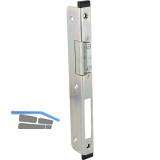 Winkelschlie�blech GU-Secury verstell. links, Falz 11/18, verzinkt silberf�rbig