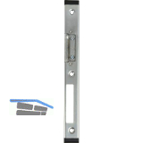 Schlie�blech GU-Secury verstellbar rechts, Falz 11 mm, verzinkt silber