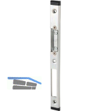 Schlie�blech GU-Secury verstellbar rechts, Falz 11/20 mm,verzinkt silber