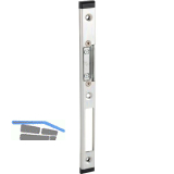 Schlie�blech GU-Securyverstellbar links, Falz 11/20 mm,verzinkt silber