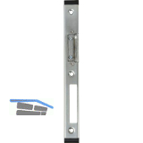 Schlie�blech GU-Secury verstellbar links, Falz 11 mm, verzinkt silber