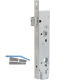 Fluchtt�rschloss 1970 1-flg. elekt. kuppelbar, universal,eckig, DM 35, Edelstahl