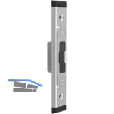 Schlie�platte oben f. Secury Automatic,MR2 und SH2,Eurofalz 24x6 mm,verz. silber